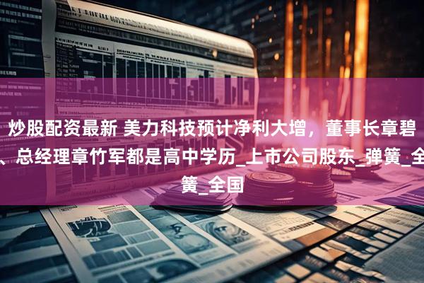 炒股配资最新 美力科技预计净利大增，董事长章碧鸿、总经理章竹军都是高中学历_上市公司股东_弹簧_全国